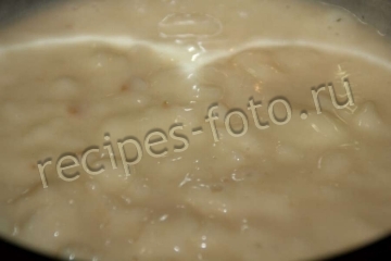 Шведский яблочный торт с заварным кремом
