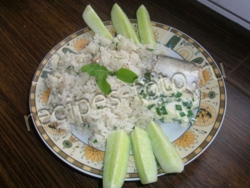 Скумбрия фаршированная плавленым сыром и запеченная в духовке