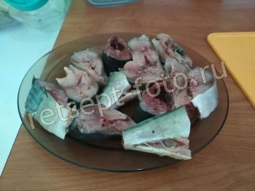 Скумбрия с овощами в духовке