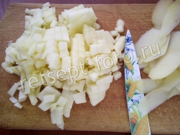 Сладкий рис с яблоками и изюмом ребенку 1,5 года
