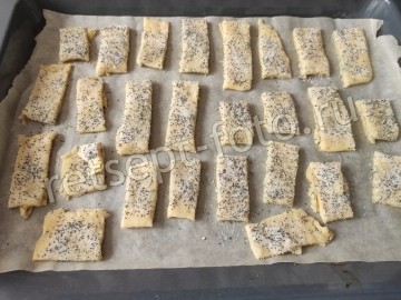 Слоеное печенье с маком