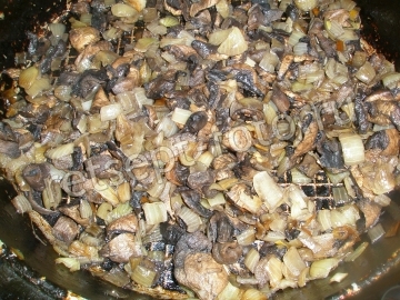 Слоеный пирог с курицей, грибами и рисом "Курник"
