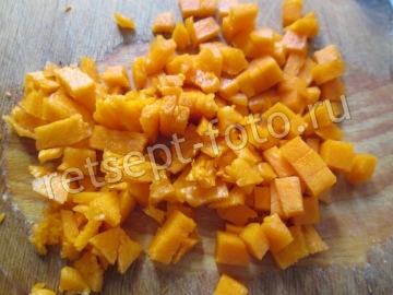Слоеный пирог с тыквой и мясом