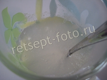 Сметанное желе со смородиной