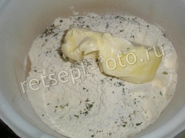 Соленое печенье с сыром и кунжутом