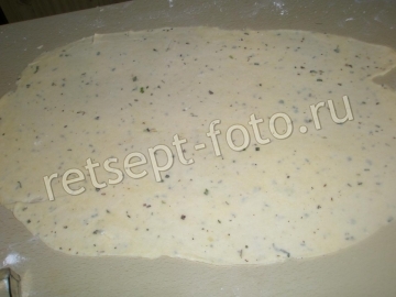 Соленое печенье с сыром и кунжутом
