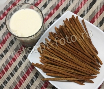 Соломка из ржаной муки на рассоле