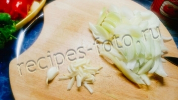 Суп харчо из говядины с рисом и томатной пастой (простой рецепт)