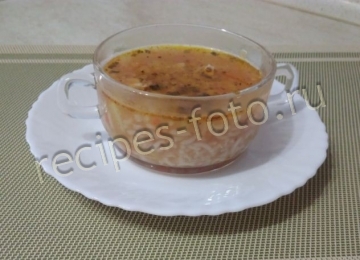 Суп харчо из курицы с рисом и картошкой