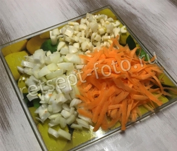 Суп из зеленой чечевицы с курицей