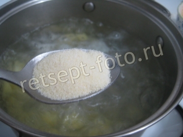 Суп с клецками и грибами без мяса