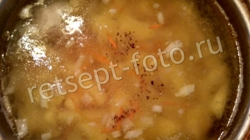 Суп с нутом и мясом