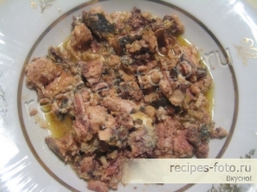 Суп с рисом и рыбной консервой