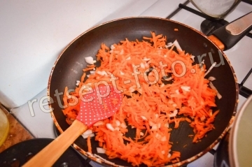 Суп с жареной вермишелью без мяса