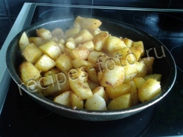 Свинина с картошкой и грибами