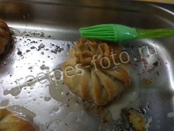 Свинина в мешочке из теста