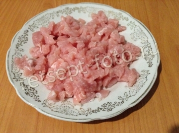 Свиные биточки из рубленого мяса