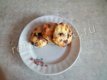 Сырники с черносливом и орехами в духовке
