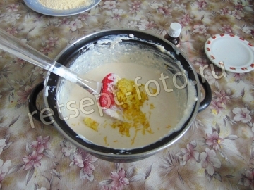 Сырники с кукурузной мукой и лимонной цедрой для детей 1,5 года