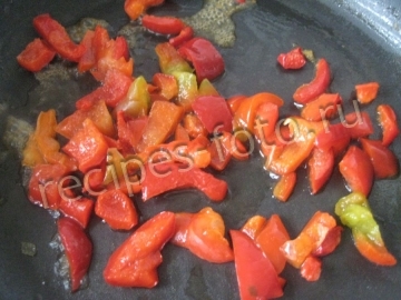 Сырный суп с курицей и болгарским перцем