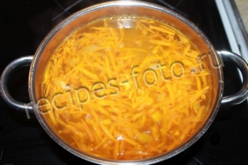 Сырный суп с плавленым сыром без мяса