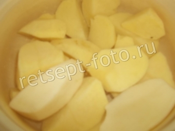 Сытный картофельный пирог с фаршем