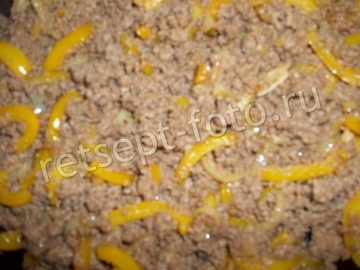 Сытный картофельный пирог с фаршем