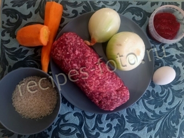 Тефтели из говядины с рисом в духовке