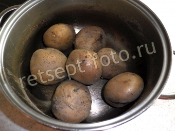 Тертый картофель с сыром в духовке