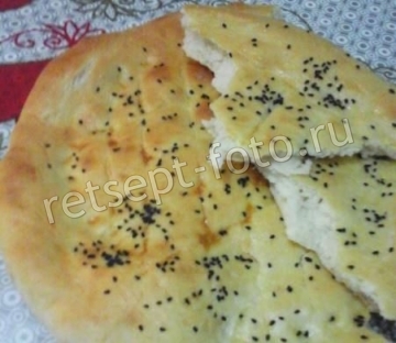 Толстый лаваш в духовке
