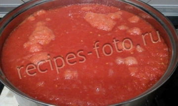Томатный сок через мясорубку