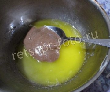 Торт "Килиманджаро" с персиками