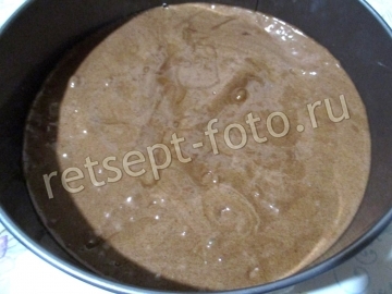 Торт "Килиманджаро" с персиками