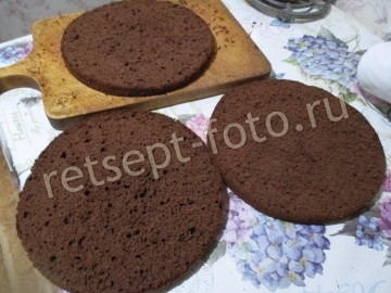 Торт "Килиманджаро" с персиками