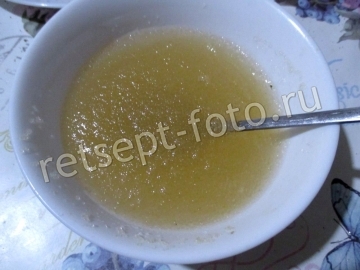Торт "Килиманджаро" с персиками