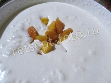 Торт "Килиманджаро" с персиками
