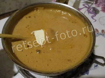 Торт "Медовик" с заварным сметанным кремом