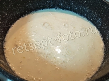 Торт "Наполеон" на маргарине с заварным кремом