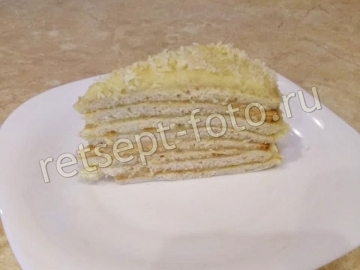 Торт "Рафаэлло" с творогом