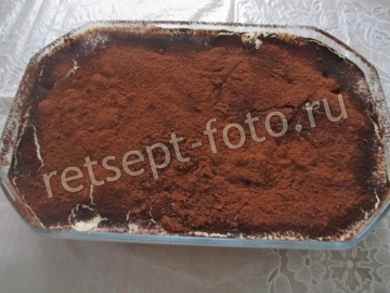 Торт Тирамису с маскарпоне и сливками