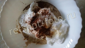 Торт на овсянке со сметанным кремом