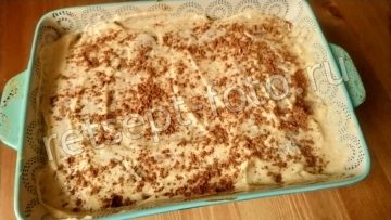 Торт на сметане с творожным кремом