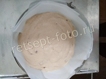 Торт с творогом и черной смородиной с желатином