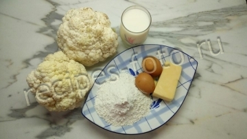 Цветная капуста в духовке с сыром и со сливками