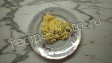 Цветная капуста в духовке с сыром и со сливками