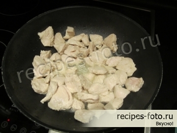 Тушеная индейка с овощами