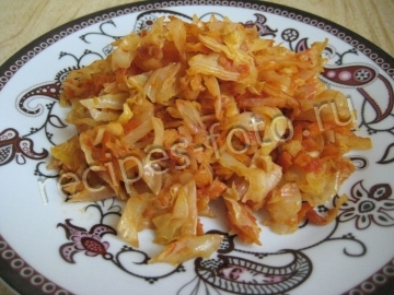 Тушеная капуста