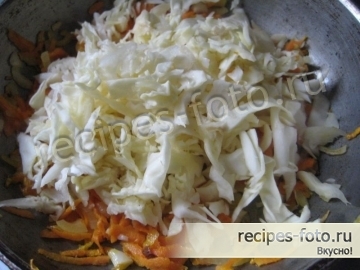 Тушеная картошка с капустой
