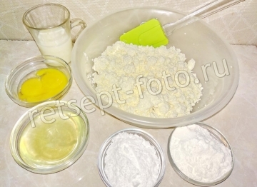 Творожная запеканка с фруктами без муки