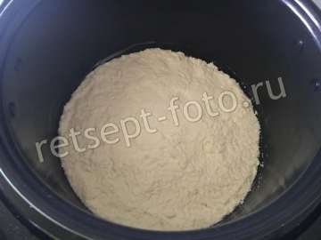 Творожная запеканка с манкой в мультиварке